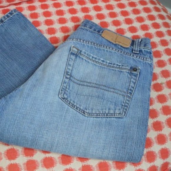 CALVIN KLEIN JEANS Men's Relaxed Straight Easy Fit 32x34 Egypt Made 100% Cotton! - Picture 3 of 14